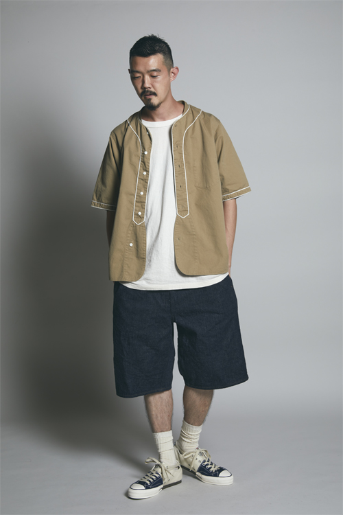 80440051025 Nigel Cabourn NEW GYM SHORT DENIM ナイジェル・ケーボン 