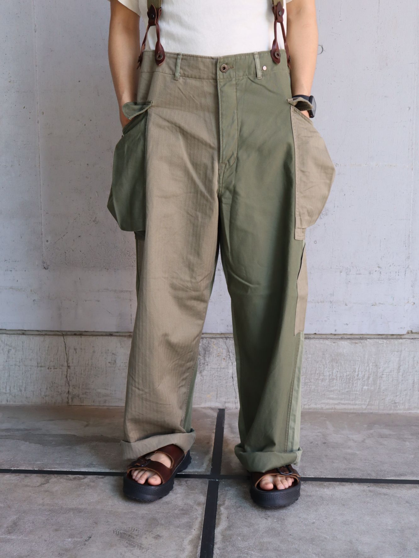 Nigel Cabourn M-43 MODIFIED PANT - MIX FABRIC アグ正規品セールの通販 Nigel Cabourn JOURNAL STANDARD M43パンツ ワークパンツ/カーゴパンツ